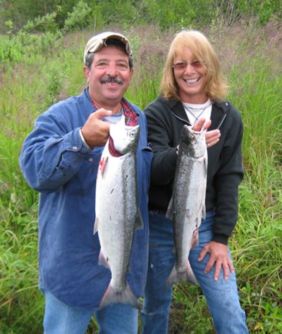 Alaska Salmon fishing with Doc and Dar