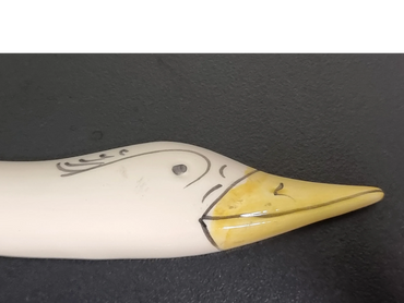 Set of 3 porcelain ducks' ornament (detail)