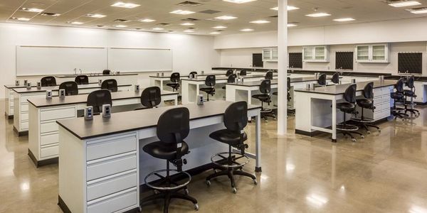 A school that has janitorial service and regular schedule of disinfection fogging and sanitation.