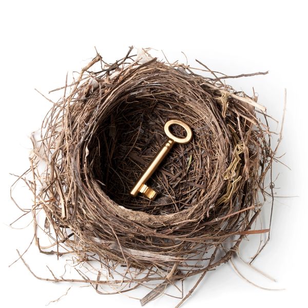 Key to the nest in property with investing in real estate 