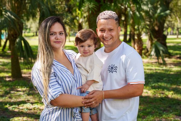 First Birthday - family portrait