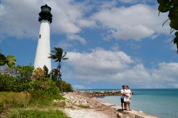 gender revear - photo session at miami beach