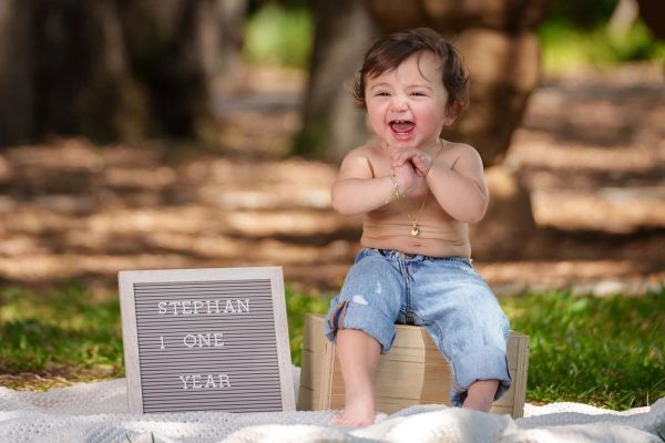 happy first year - happy birthday