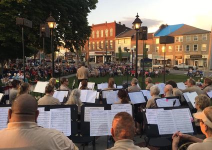 Mercer County Courthouse Concert in August, 2019
