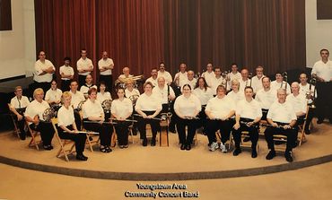 Group photo taken in Recital Hall, lower level of Bliss Hall at YSU. 2005