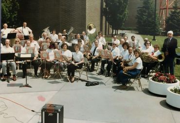 Concert at YSU under the direction of Michael Ferraro. About 1986.