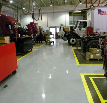 Acrylic flooring
