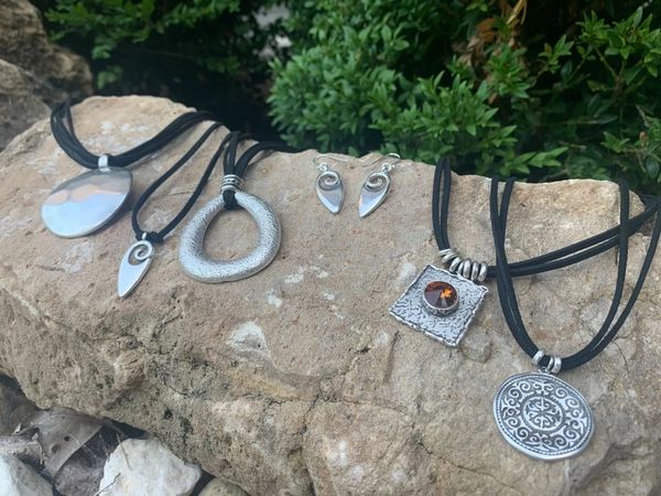 BOHO collection including Greek silver, suede, crystal and more!  