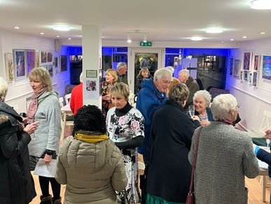 Private viewings or Art Previews are the best way to sell your art. We love hosting these for our wo