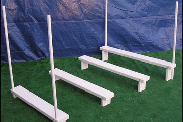 USDAA approved long jump hurdles for dog agility K9 obstacle course equipment