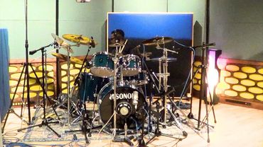 In the studio