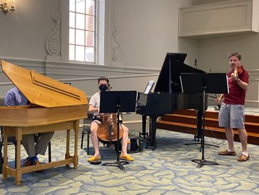 The Coronation of Poppea rehearsal