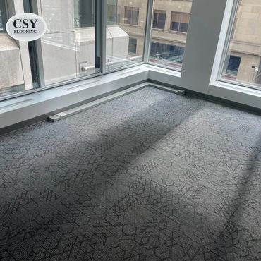 Carpet Tile Installation at Office