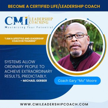 Inspirational/Motivational Speaker with the CMI Leadership Coaching Group.  Maximizing Your Potentia
