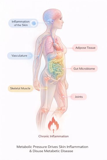 Metabolic pressure and inflammation in the body