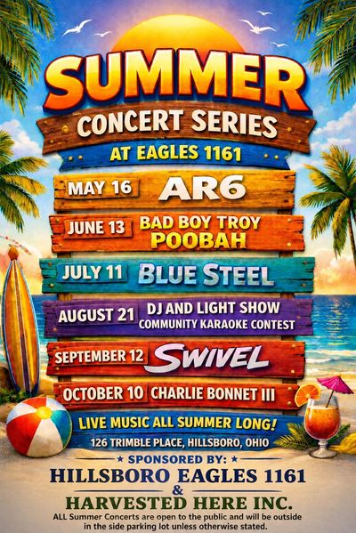 Summer Concert Series Schedule