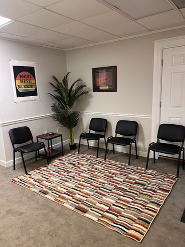 Lobby area in office