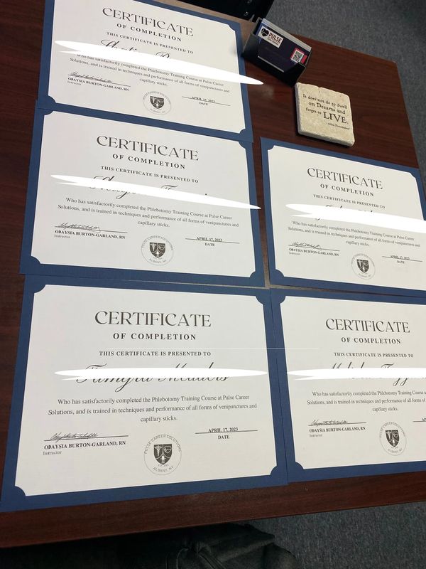 National Certification, Healthcare Certification, Allied Health Training, Phlebotomy
