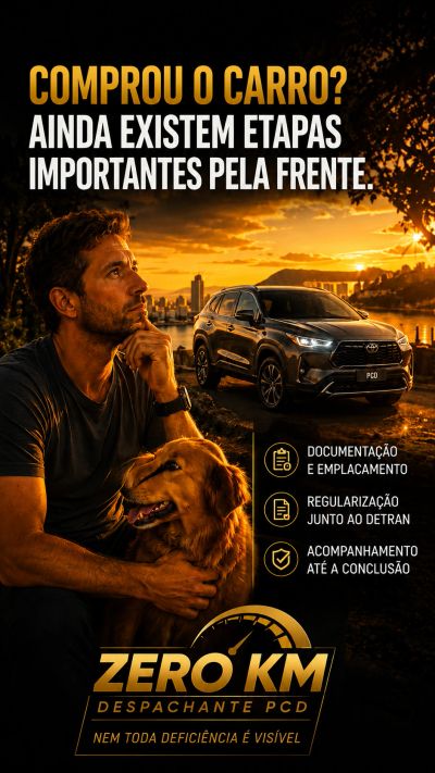 Emplacamento e regularização de veículo PCD no Espírito Santo com acompanhamento da Zero Km Despacha