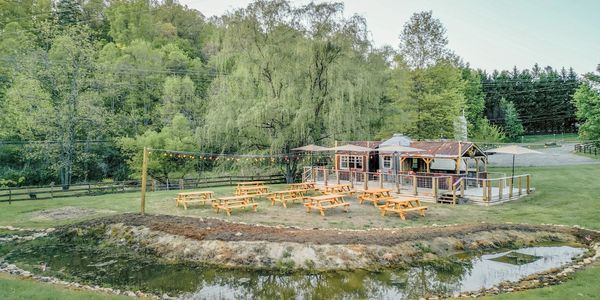 the silo venue reception area at twin willows