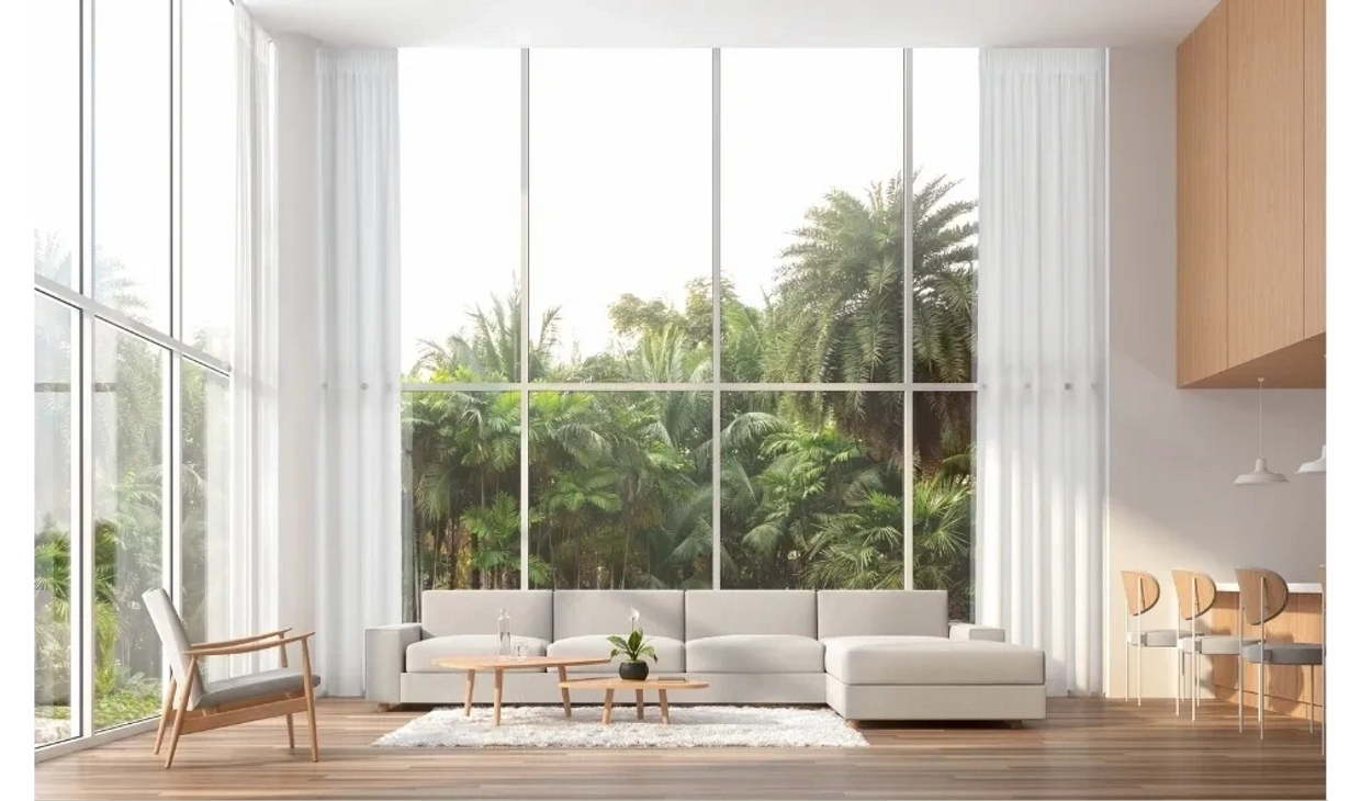 Elegant floor to ceiling applications, the modern era.