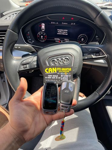 Audi ekranli anahtar yapimi
