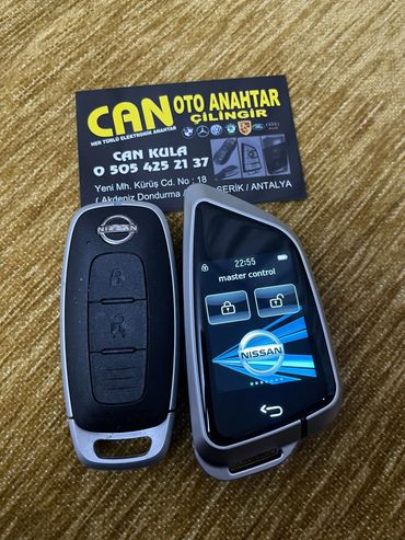 Nissan ekranli anahtar yapimi