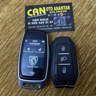 Peugeot ekranli anahtar yapimi