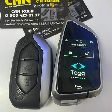 Togg ekranli anahtar yapimi