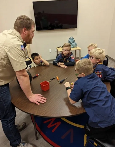 Cub Scout Meeting Batavia, IL