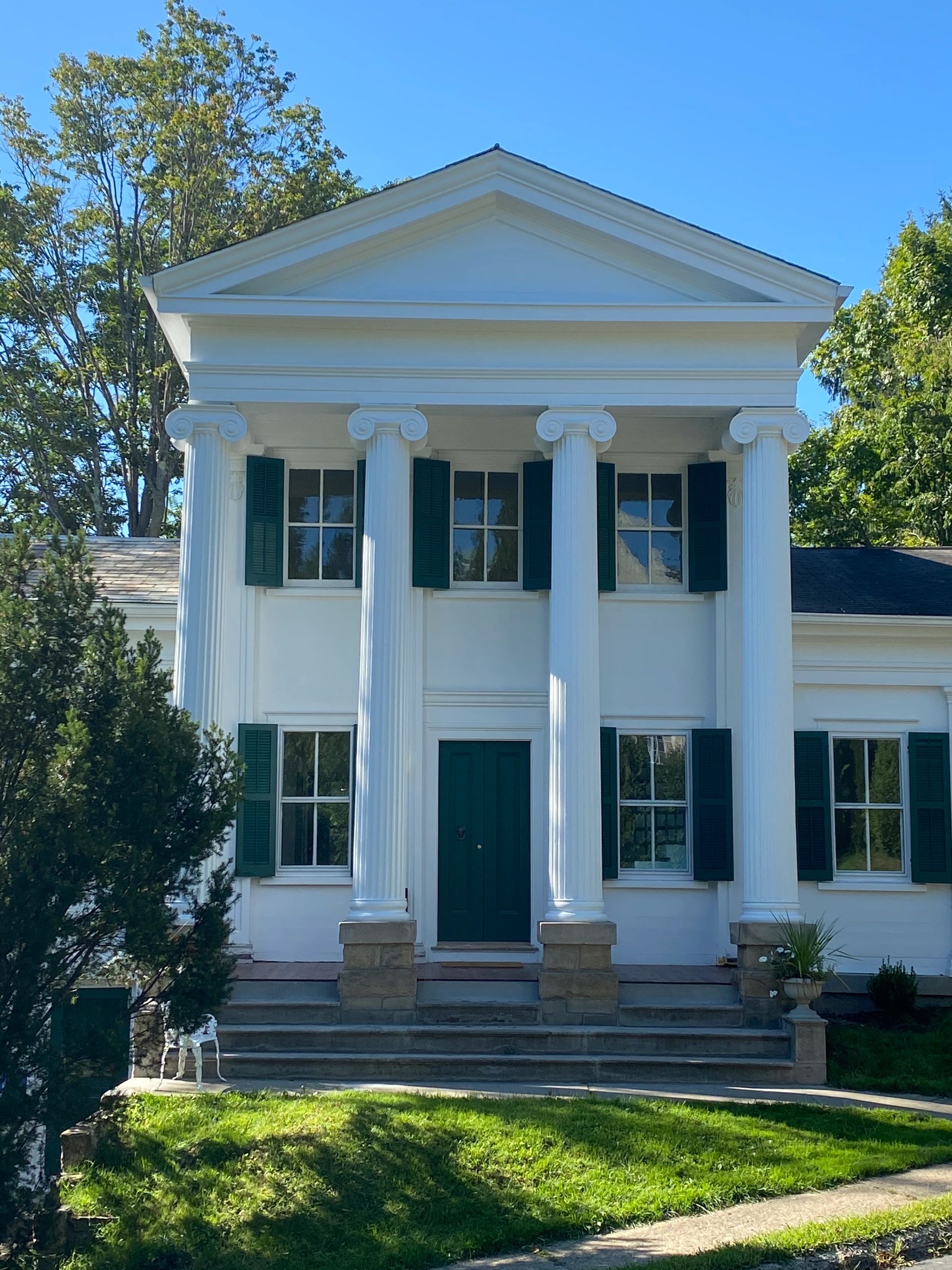 Historic Hall House (circa 1848) in Brookville, Pennsylvania.
