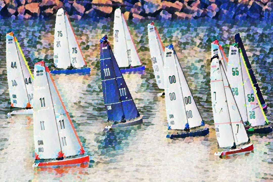 df65 rc sailboat