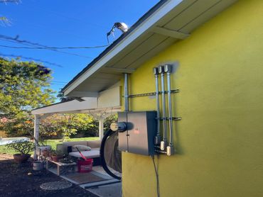 Main panel upgrade and relocate