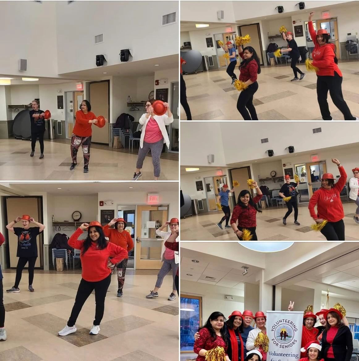 Collage of photos of dancers at the Bollywood Beats Workshop at in Walpole CoA. Collage of photos of dancers at the Bollywood Beats Workshop at in Walpole CoA.