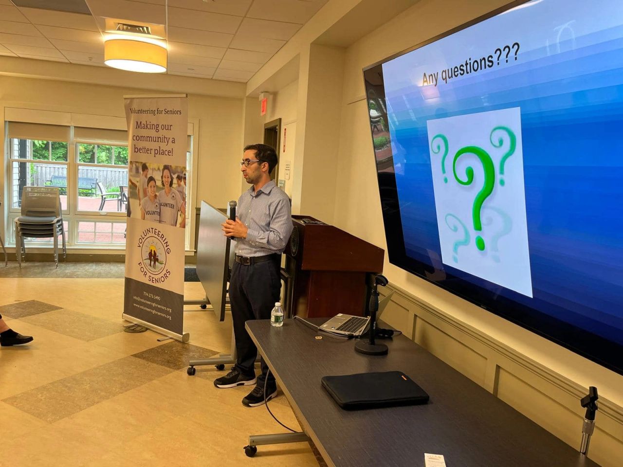 Dr. Samuel fielding questions at Walpole COA Podiatry workshop. Dr. Samuel fielding questions at Walpole COA Podiatry workshop.