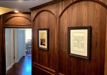 wood paneling, hallway, interior design