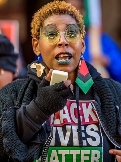 Erika L. Ewing former Chief of Staff for Black Lives Matter Greater New York #FindOurGirls March