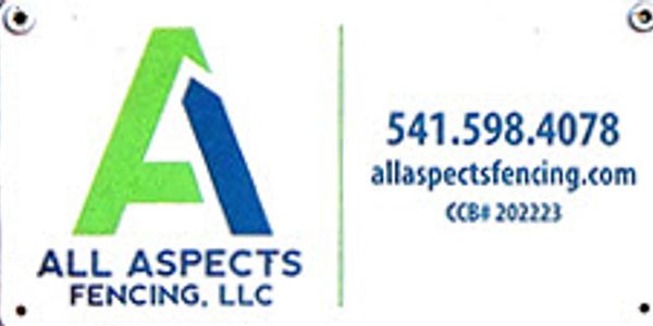 All Aspects Fencing, LLC has been a long time sponsor of Rim Rock Riders Event Center.  