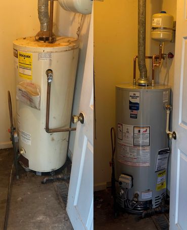 50 Gallon Natural Gas Water Heater Replacement