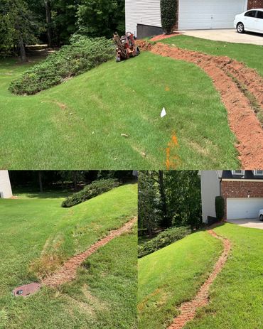 New Water Line from Water Meter to Inside Basement