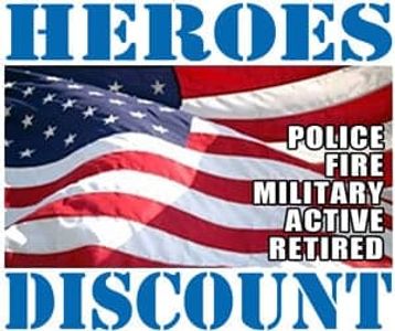 Anchorage Military discount Veteran and First Responder discounts Police and fire discount