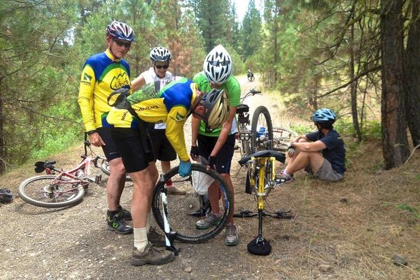 Biking on trail, trees, biking near me, trails near me, idaho