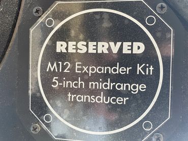 JBL L88 Plus Cutout Cover over the Midrange opening