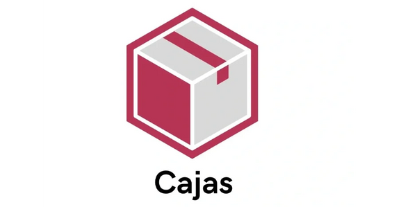 Logo of a box with the word 'Cajas' beneath it.