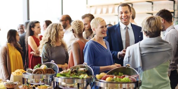 Buffet Dinner Restaurant Catering Food Concept