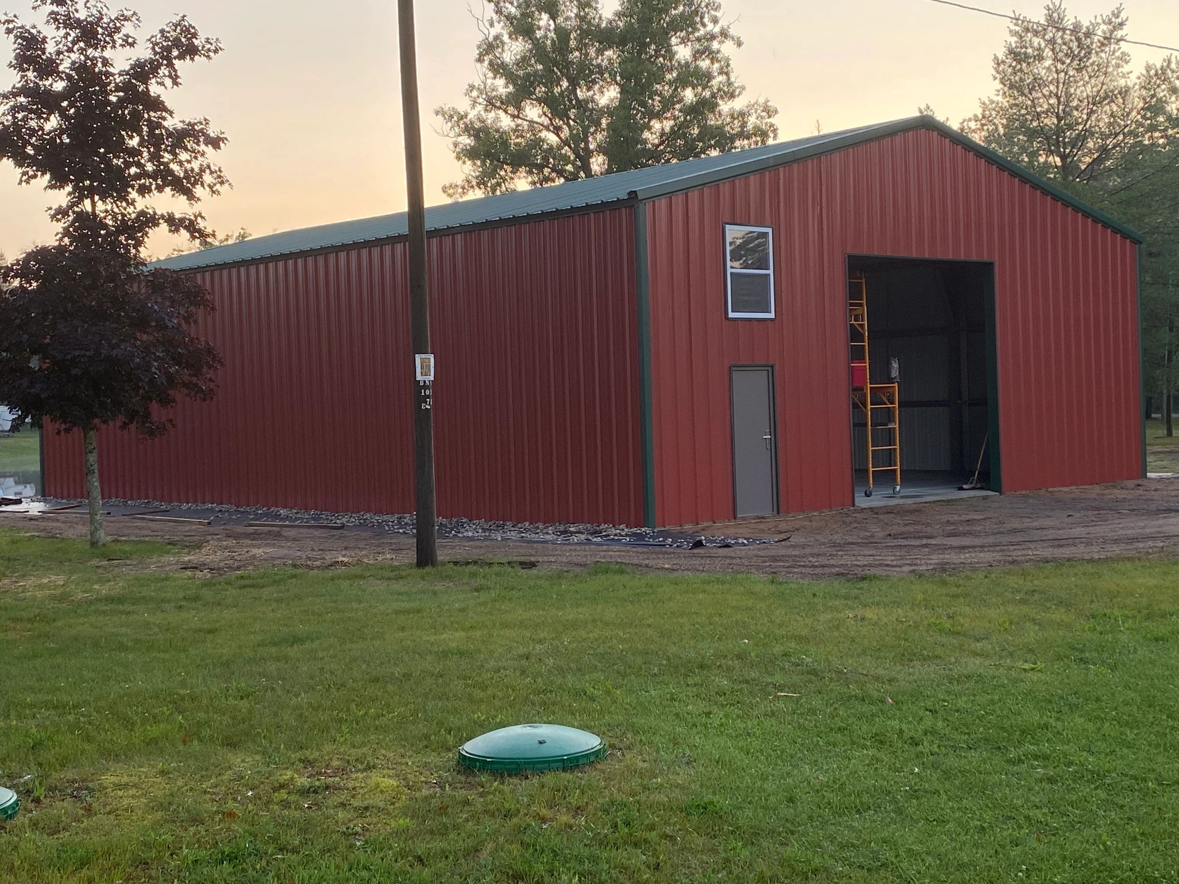 The Pickleball and cornhole barn has been completed!July 2024