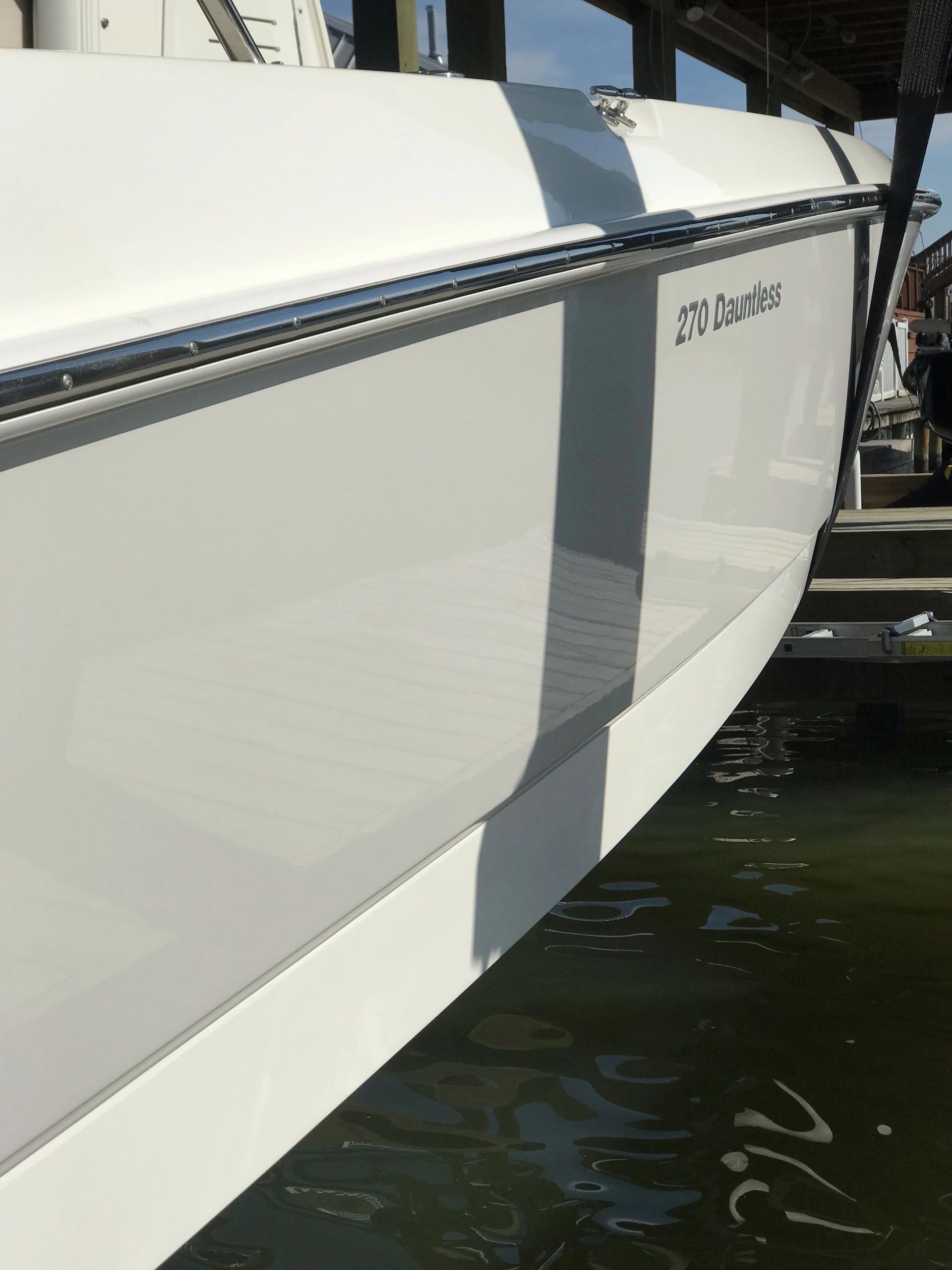 Ceramic coating offshore boat