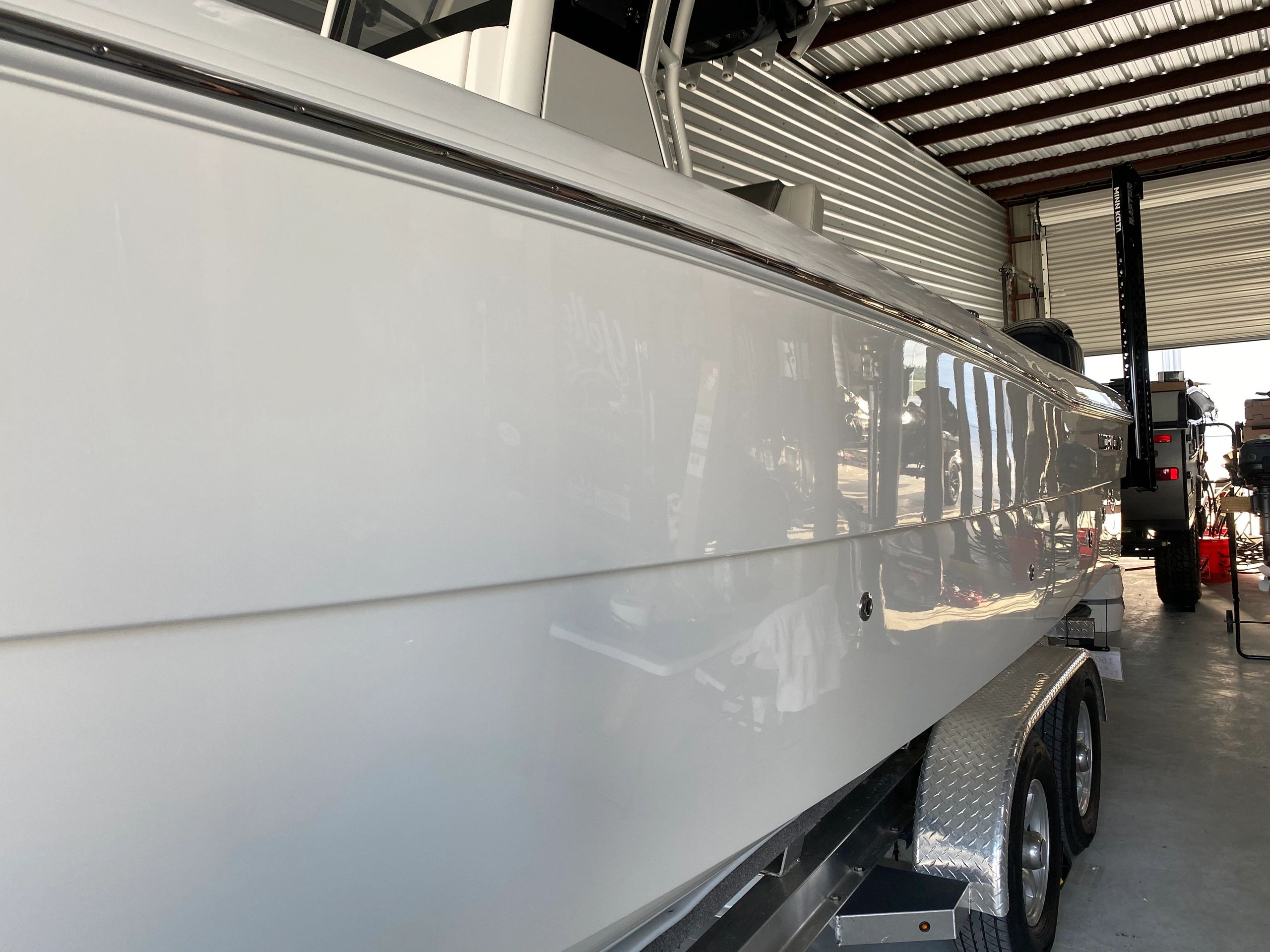 Clean boat