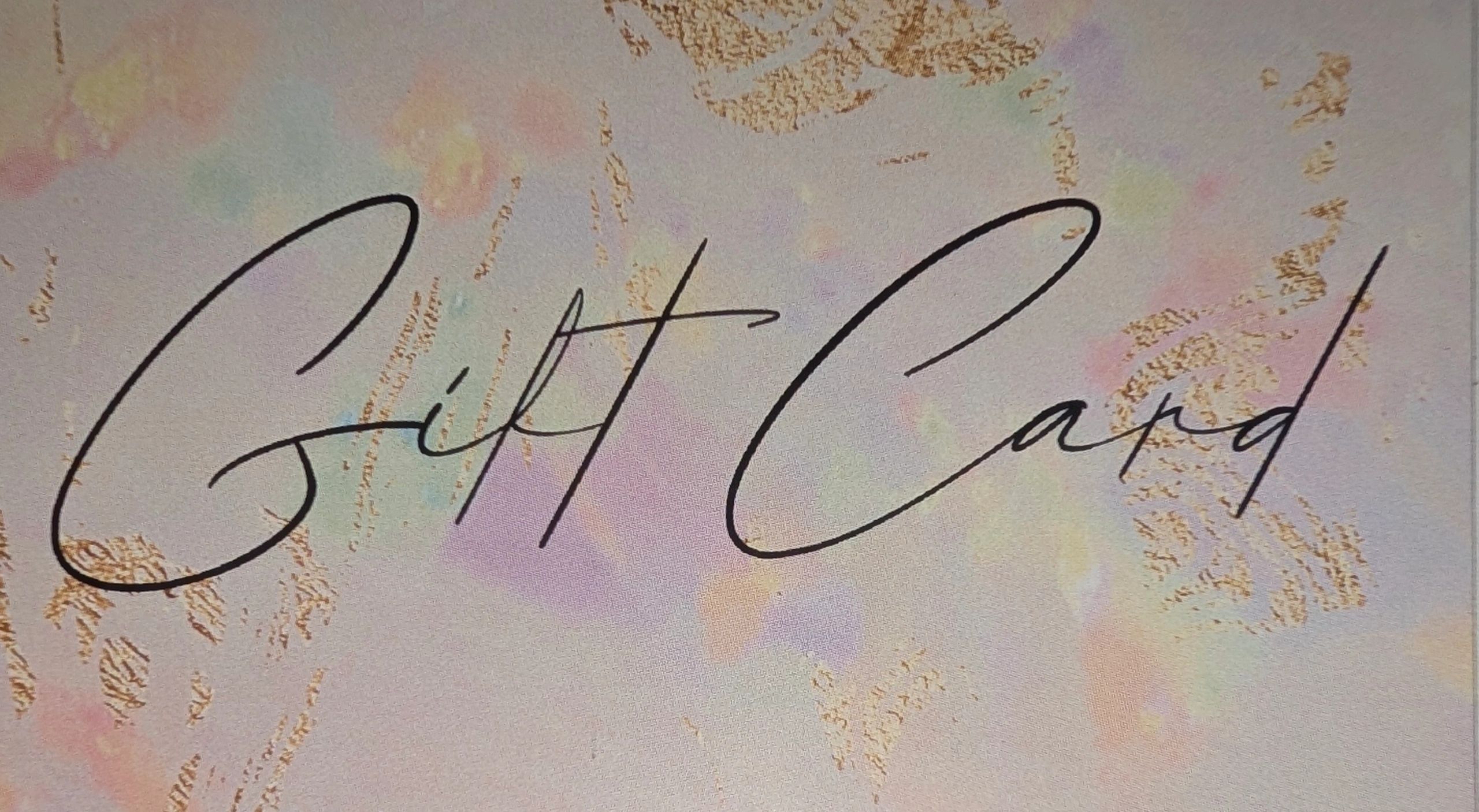 A picture that represents gift card