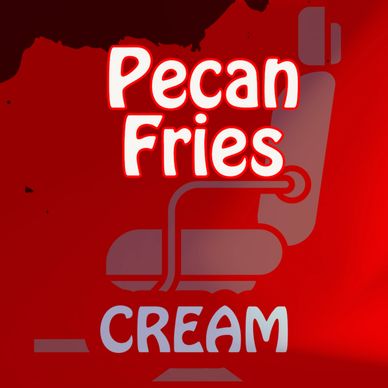Pecan Fries Music Cream Album Cover Barber DnB EP Artwork Barber Chair